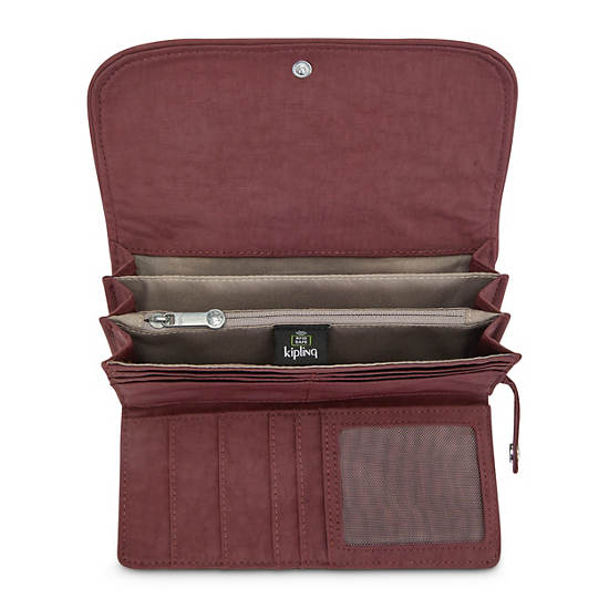 Portefeuilles Kipling Money Land Snap Bordeaux | FR 1422YX